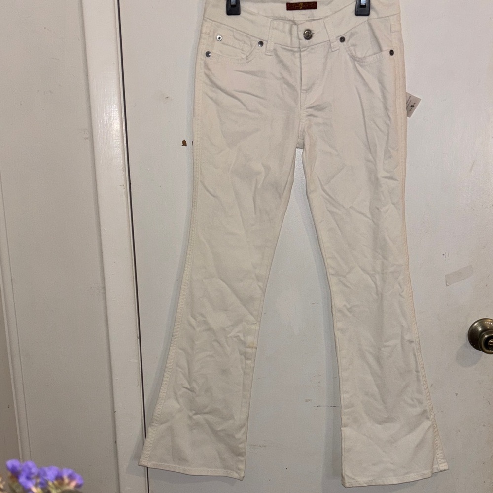 7 For All Mankind White Denim